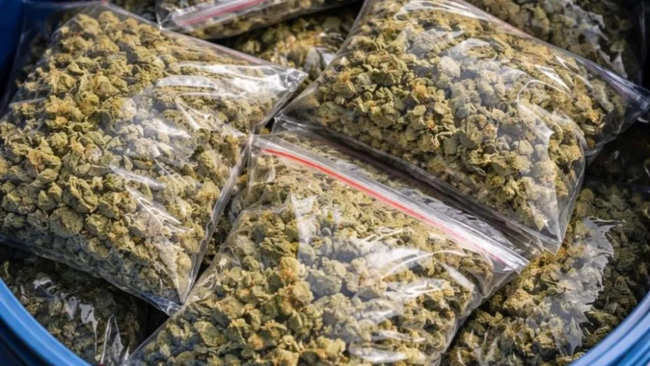 Задържаха голямо количество марихуана в бидони в Бургас