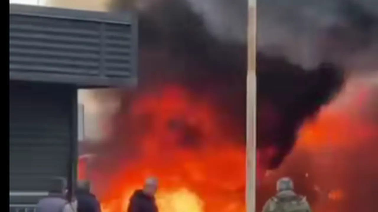 Котлон подпалил тир на границата? Разследват причината за пожара (ВИДЕО)