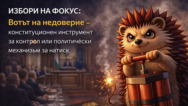 ИЗБОРИ НА ФОКУС: Вотът на недоверие – конституционен инструмент за контрол или политически механизъм за натиск