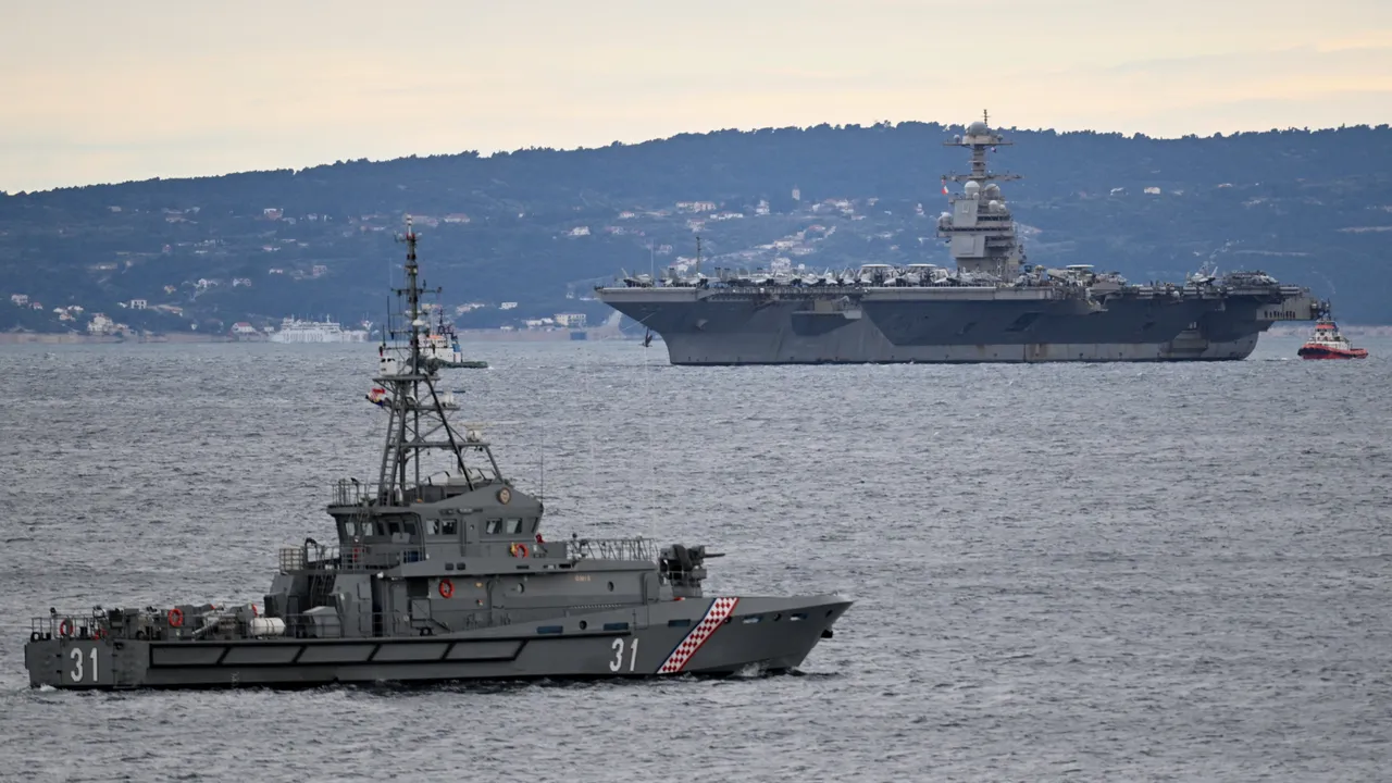 Самолетоносачът на САЩ "Джералд Форд" пристигна в Хърватия за ремонт