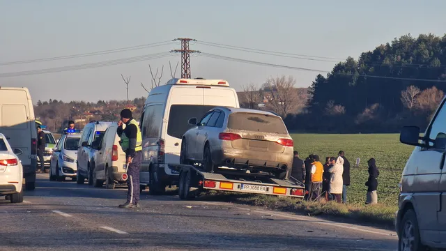 Верижна катастрофа на АМ "Хемус" край п.в. "Белокопитово"