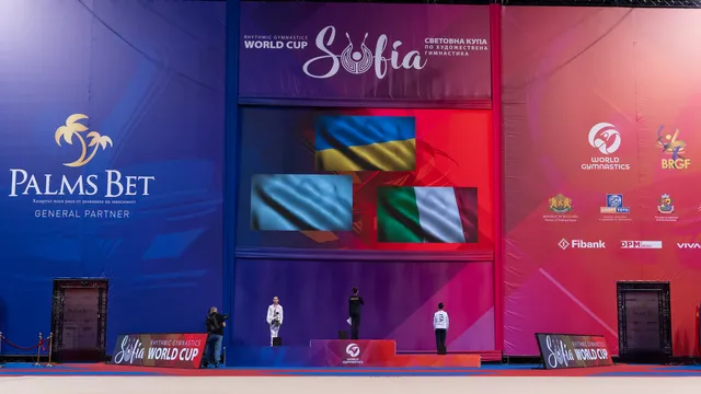 Спорт по време на война: Руска гимнастичка не уважи химна на Украйна