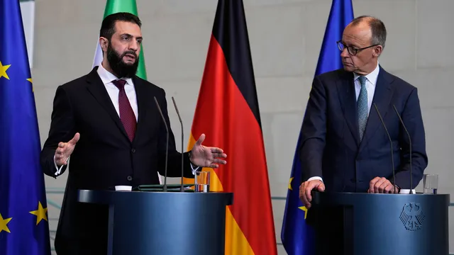 Мерц и Ал Шараа с програма за връщане на бежанците в Сирия