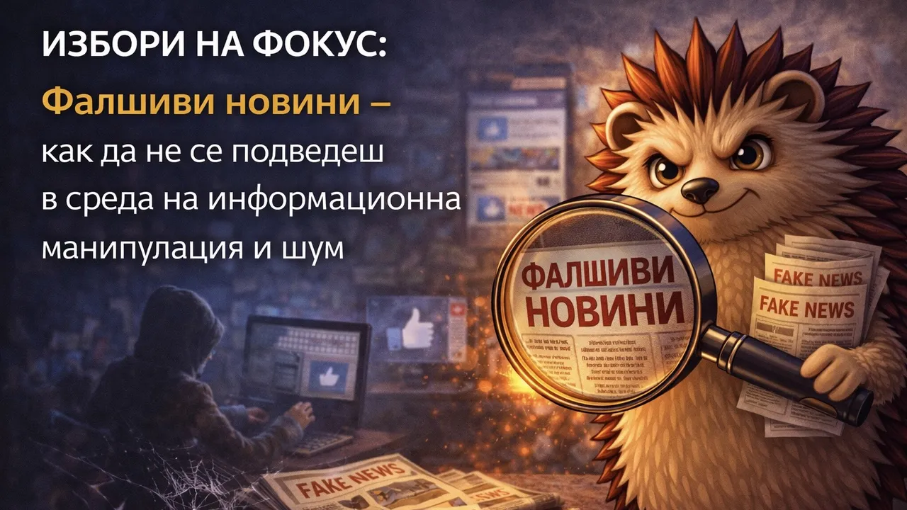 Избори на фокус: Фалшиви новини – как да не се подведеш в среда на информационна манипулация и шум