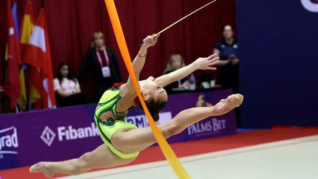 Нова демонстрация на българските гимнастички