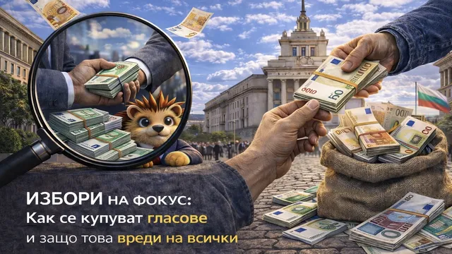 Избори на фокус: Как се купуват гласове и защо това вреди на всички