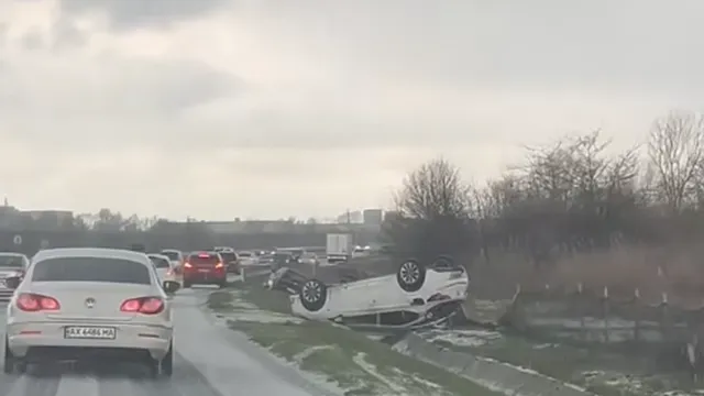 На Разпети петък: градушка край Поморие предизвика 5 катастрофи (ВИДЕО)