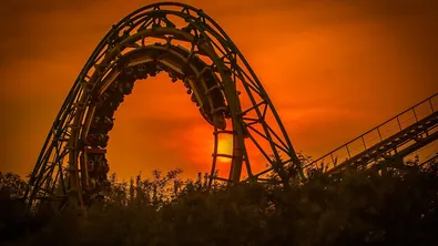 Увеселително влакче дерайлира във Виена