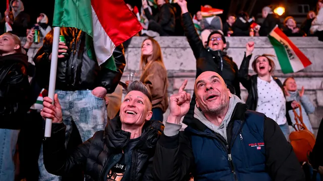 Етнически унгарци празнуваха в Сърбия изборната победа на Мадяр