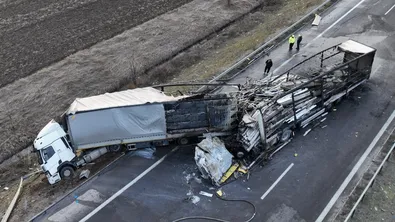 Верижна катастрофа на АМ „Хемус“ след рязко спиране на кола