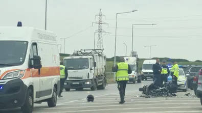 Тежка катастрофа с моторист в столичния квартал "Люлин"