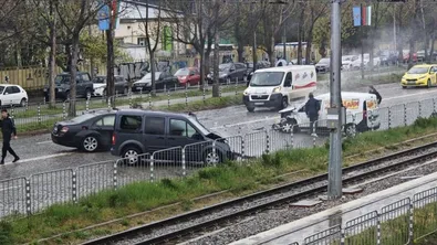 Катастрофа в София затрудни движението към центъра