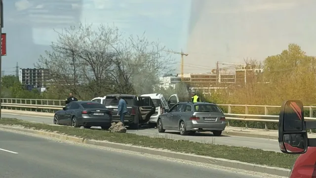 Инцидент предизвика тапа на Околовръстното преди Симеоновско