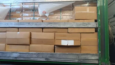 Митничари осуетиха контрабанда на 500 килограма тютюн за наргиле през пункт "Калотина"