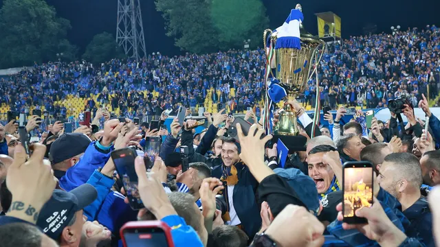 Феновете на Левски надупчиха „Герена" като швейцарско сирене