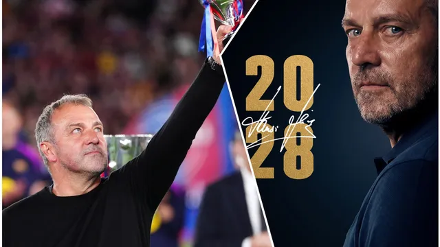 Създадени един за друг: Флик се врече на Барса до 2028 година