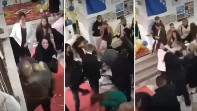 Екшънът по баловете: Майки се сбиха за по-добро място за снимки