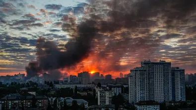 „Орешник“ над Киевска област: Русия нанесе масиран удар с 600 дрона и 90 ракети