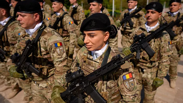 Военни маневри в Румъния за логистично учение в условия на конфликт