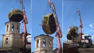Куполът се откъсна и рухна: неуспешен ремонт на 169-годишна църква в с. Голема Раковица (ВИДЕО)