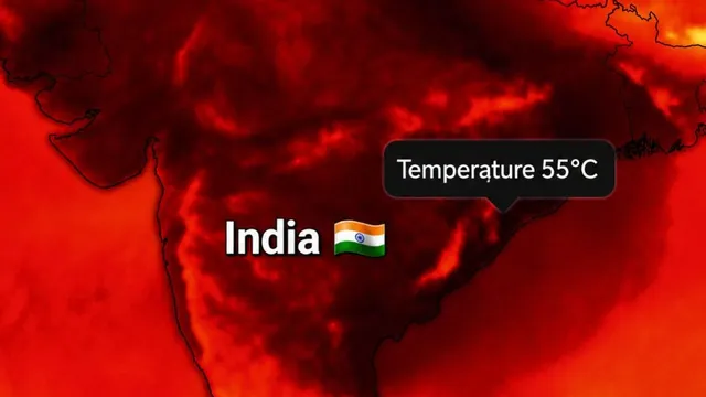Топлинният индекс в Индия достига 55°C — условия на границата на човешката издръжливост