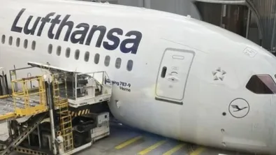 Драма на летището във Франкфурт: самолет на Lufthansa катастрофира преди полет