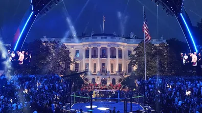 Гаетжи шокира Топурия на UFC Freedom 250 пред Тръмп в Белия дом