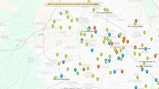 Интерактивна карта помага на седмокласниците в столицата да изберат гимназия