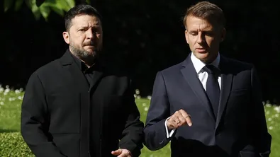 Зеленски и Макрон координират усилията си за натиск върху Русия