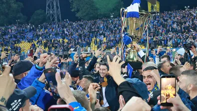 Левски организира общо гледане на мача с Борац на "Герена"