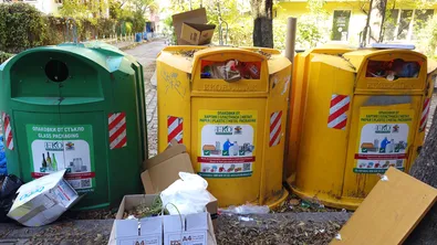 Възобновено е обслужването на жълтите контейнери за разделно събиране на боклук