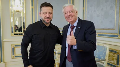 Зеленски за Линдзи Греъм: Истински защитник на свободата