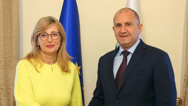 Премиерът Радев се срещна с еврокомисар Екатерина Захариева