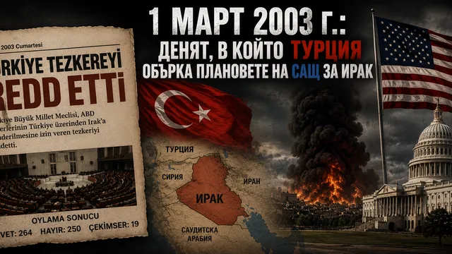 1 март 2003 г.: Денят, в който Турция обърка плановете на САЩ за Ирак