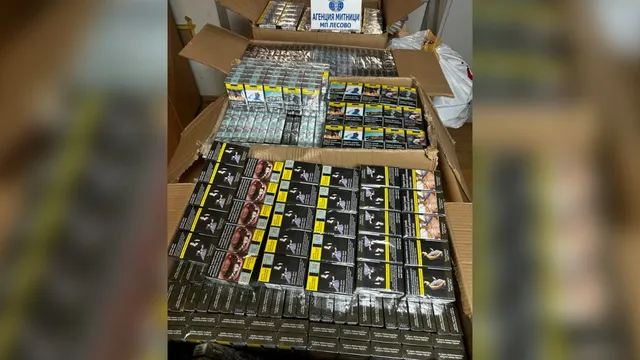 Откриха над 42 000 контрабандни цигари, укрити в камион на ГКПП „Лесово“