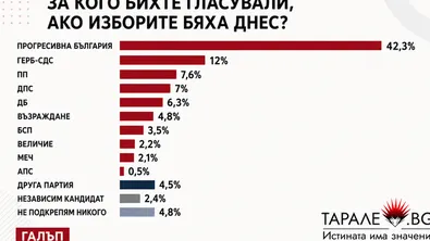 Галъп: 52% критикуват външната политика на кабинета „Радев“