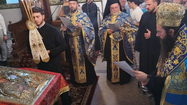 Митрополит Арсений в Приморско: Богородица изтрива всяка сълза от човешкото лице