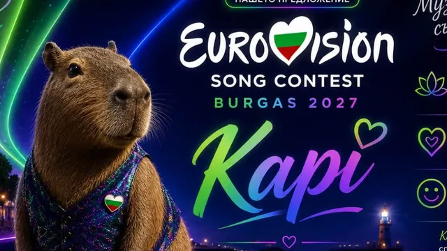 Талисманът на "Евровизия" - бургаската капибара?