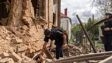 Руска ракетна атака уби 10 човека в Харковска област