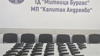 Откриха 45 бойни пистолета в камион със смокини на „Капитан Андреево“