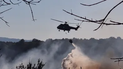 Полицията разследва умишлен палеж на пожара в Сливенско