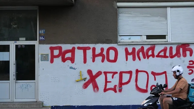 Факли за Ратко Младич: младежи в Сърбия почетоха осъдения за геноцид