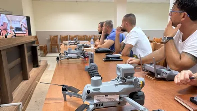 В Областната дирекция на МВР в Хасково бяха доставени 4 дрона за борба с нелегалната миграция