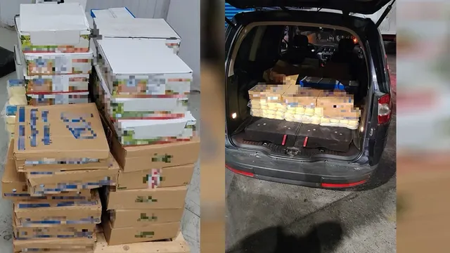 БАБХ иззе 568 кг млечни продукти без документи на „Капитан Андреево“