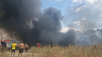 Нов пожар избухна в старозагорския квартал „Лозенец“