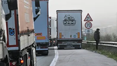 Интензивен трафик на ГКПП "Капитан Андреево" на изход за камиони