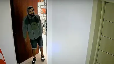 Задържан е мъжа, заснет да краде от апартамент в центъра на София