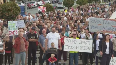 Протест в Хърватия срещу изгарянето на отпадъци в циментов завод