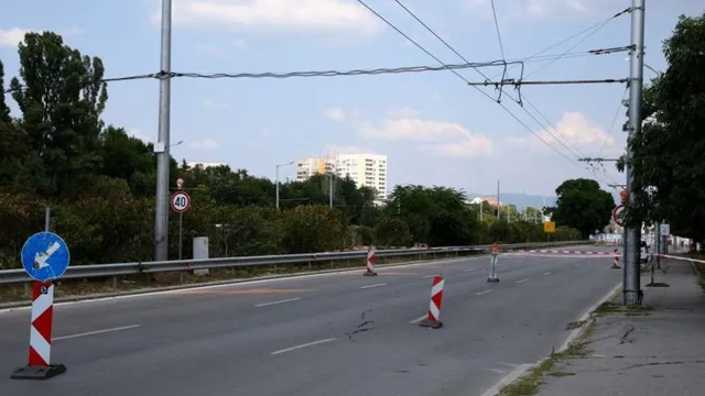 Временна организация на движението по бул. „Владимир Вазов“ в София