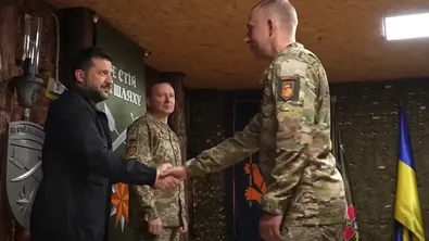 Зеленски награди военнослужещи край фронтовата линия